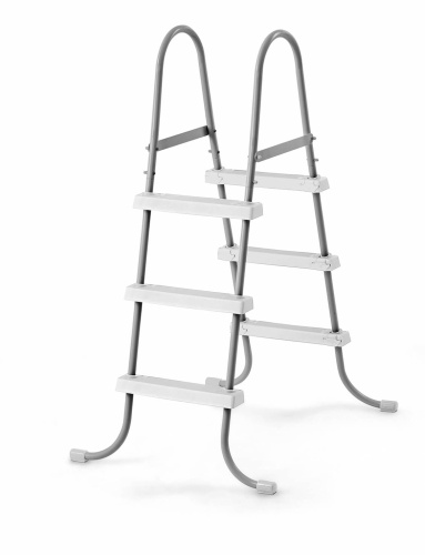 Каркасный бассейн Intex Metal Frame 457x84 см + фильтр-насос 2006 л/ч, лестница, тент, подстилка (28240)
