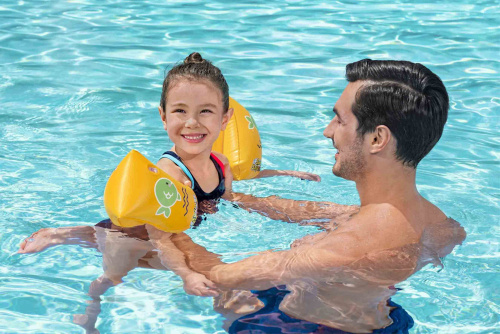 Нарукавники для плавания 30х15 см "Swim Safe" ступень С, от 5 до 12 лет (Bestway 32110 BW)