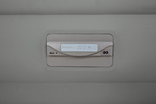 Надувная кровать PremAire 99х191х46 см, встроенный насос 220V (Intex 64482)