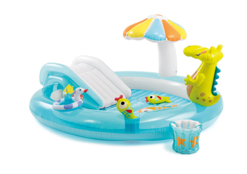 Игровой центр 203х173х89 см "Крокодильчик" от 3 лет (Intex 57129)
