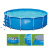 Каркасный бассейн Polygroup Summer Escapes 396х99 см + лестница, настил, тент (P20-1339-Z)