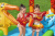 Игровой центр "Jurassic Splash" 241x140x137 см, от 2 лет (Bestway 53160 BW)