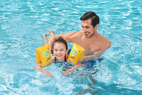 Нарукавники для плавания 30х15 см "Swim Safe" ступень С, от 5 до 12 лет (Bestway 32110 BW)