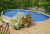Cтальной бассейн Bestway Hydrium Oval Pool 500х360х120 см + песочный ф/насос 3028 л/ч, лестница, тент, подстилка (56586 BW)