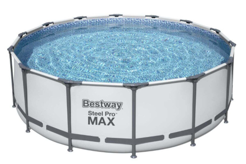 Каркасный бассейн Bestway Steel Pro 305х100 см + фильтр-насос 1249 л/ч (5618N BW)