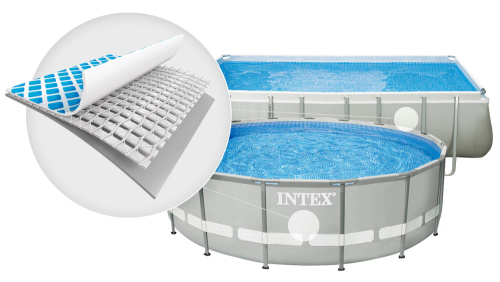 Каркасный бассейн Intex Prism Frame 300х175х80 см + фильтр-насос 2006 л/ч, лестница (26784)