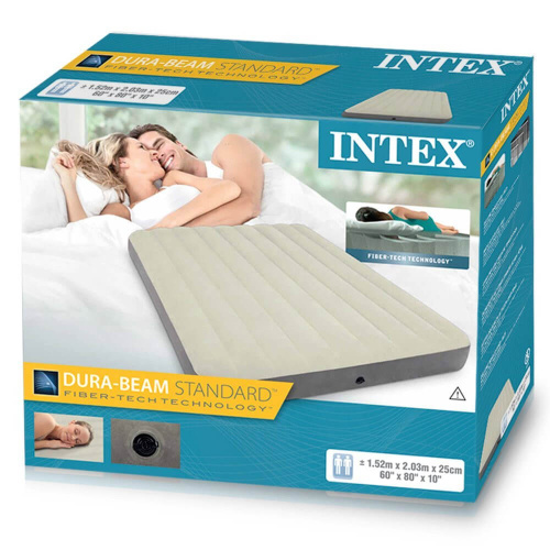 Надувной матрас Dura-Beam Basic Series 152х203х25 см (Intex 64103)