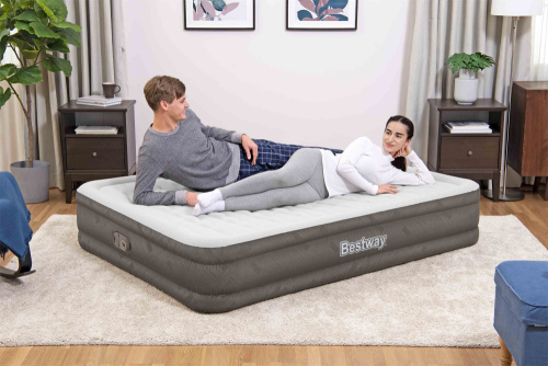 Надувная кровать Fortech 203х152х36 см, встроенный насос 220V (Bestway 69133 BW)