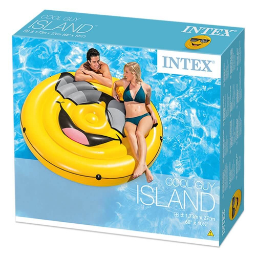 Надувной плотик "Клевый парень" 173х27 см (Intex 57254)