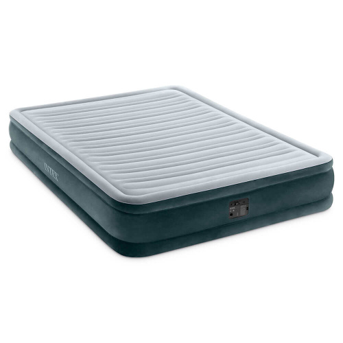 Надувная кровать Dura-Beam Plus Series 152х203х33 см, встроенный насос 220V (Intex 67770)
