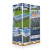 Каркасный прямоугольный бассейн Bestway 956х488х132 см + песочный ф/насос 8327 л/ч, тент, лестница, настил (56623 BW)
