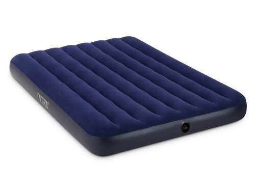 Надувной матрас Classic Downy Bed Fiber-Tech 137х191х25 см (Intex 64758)