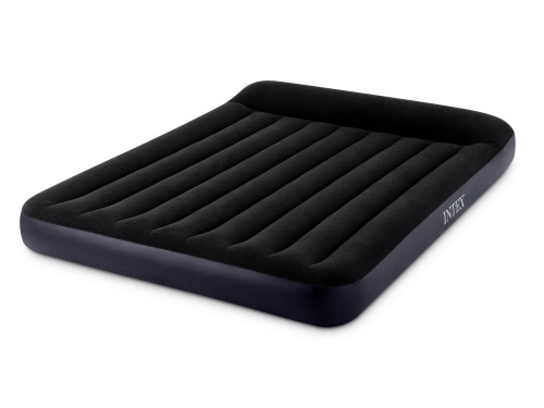Надувной матрас Pillow Rest Classic Bed 152х203х25 см, встроенный насос (Intex 64150)