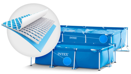 Каркасный бассейн Intex Rectangular Frame 300х200х75 см (28272)
