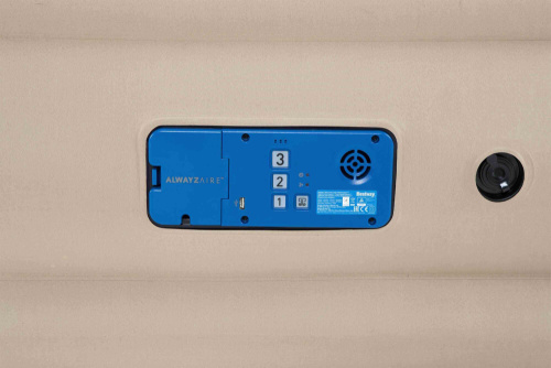 Надувная кровать AlwayzAire Fortech 152х203х51 см, встроенный насос 220V с автоподкачкой (Bestway 69037 BW)
